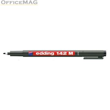 Универсален перманентен OHP маркер Edding 142 M 1.0 mm Черен