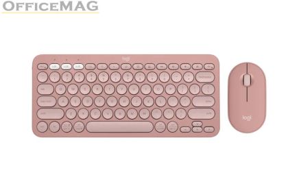 Комплект Logitech Pebble 2 Combo - TONAL ROSE - US INT'L - 2.4GHZ/BT - N/A - INTNL-973 - UNIVERSAL