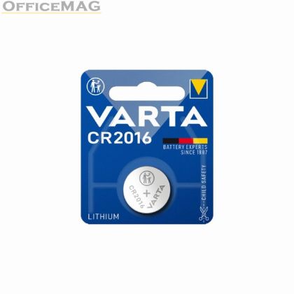 Батерия Varta Electronics Lithium CR2016 Литиева, 3V, 1 бр.