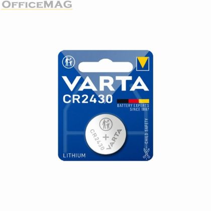 Батерия Varta Electronics Lithium CR2430 Литиева, 3V, 1 бр.