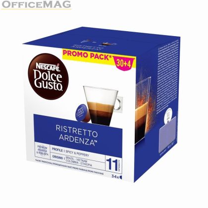 Кафе капсула NESCAFE Dolce Gusto Ristretto Ardenza 30+4 бр.