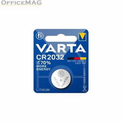 Батерия Varta Electronics Lithium CR2032 Литиева, 3V, 1 бр.