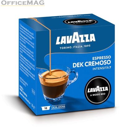 Кафе капсула Lavazza A Modo Mio Dek Cremoso 16 бр.