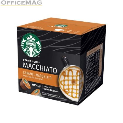 Кафе капсула Starbucks Macchiato Caramel 12 бр., съвместими с Dolce Gusto