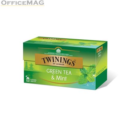 Чай Twinings Зелен с мента