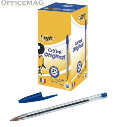 Химикалка Bic Cristal Medium 0.4 mm Синя