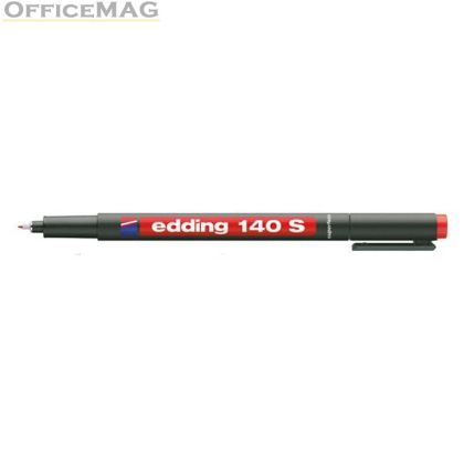 Универсален перманентен OHP маркер Edding 140 S 0.3 mm Червен