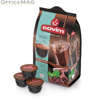 Кафе капсула Covim Cioccolata 16 бр., съвместими с Dolce Gusto