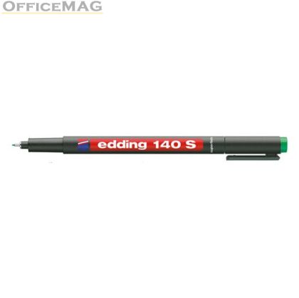 Универсален перманентен OHP маркер Edding 140 S 0.3 mm Зелен