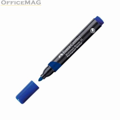 Перманентен маркер Faber-Castell Multimark Winner 23 Объл връх 2.8 mm Син