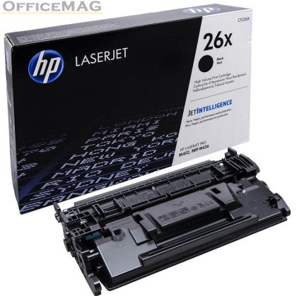 Консуматив HP 26X High Yield Black Original LaserJet Toner Cartridge (CF226X)