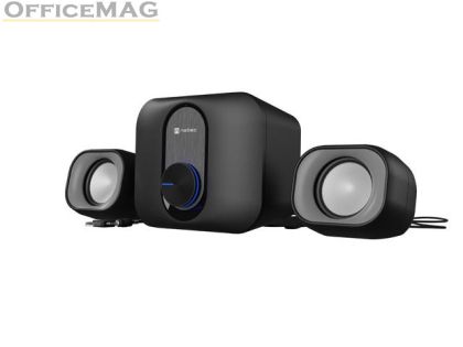 Тонколони Natec Speakers Pug 11w rms 2.1, Black