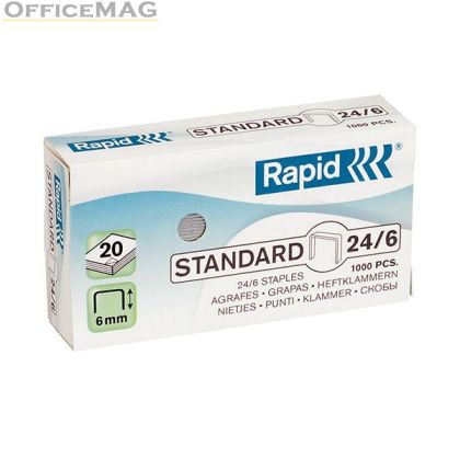 Телчета Rapid Standard N24/6 1000 бр.