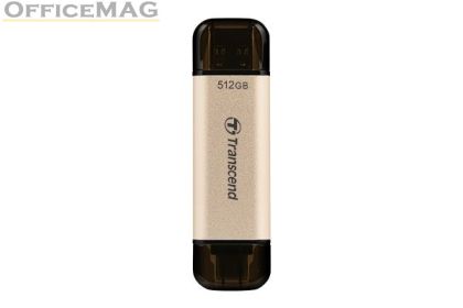 Памет Transcend 512GB, USB3.2, Pen Drive, TLC, High Speed, Type-C