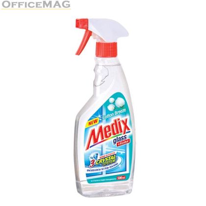 Почистващ препарат за прозорци Medix Glass Пулверизатор 500 ml Cotton Breeze