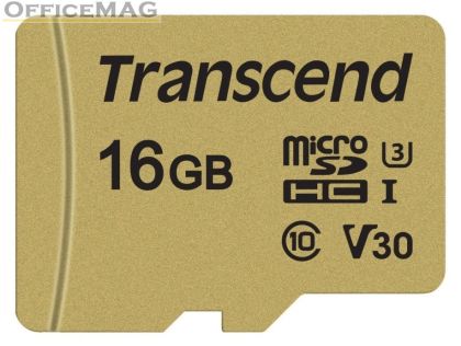 Памет Transcend 16GB micro SD UHS-I U3 (with adapter), MLC