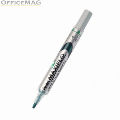 Маркер бяла дъска Pentel Maxiflo  Объл Зелен 4.0 mm