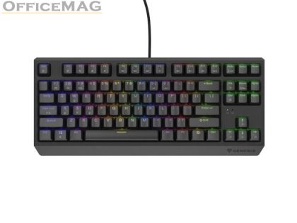 Клавиатура Genesis Gaming Keyboard Thor 230 TKL US RGB Mechanical Outemu Brown Black Hot Swap