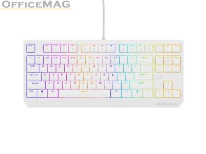 Клавиатура Genesis Gaming Keyboard Thor 230 TKL US RGB Mechanical Outemu Red White Hot Swap