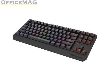 Клавиатура Genesis Gaming Keyboard Thor 230 TKL Wireless US Black RGB Mechanical Outemu Red