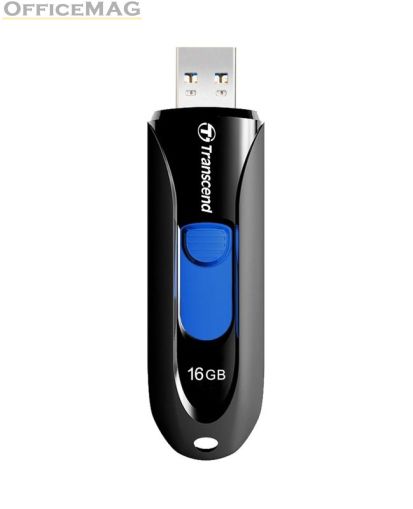 Памет Transcend 16GB, USB3.1, Pen Drive, Capless, Black