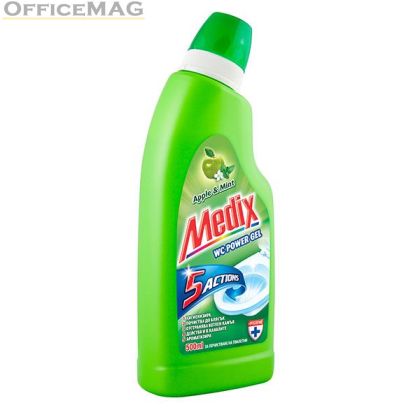 Почистващ препарат за тоалетна Medix WC Power Gel Гел 500 ml Apple & Mint