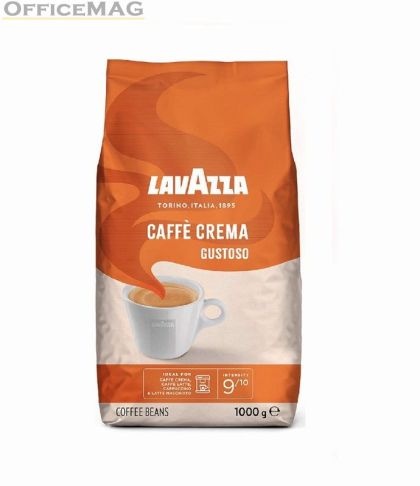 Кафе Lavazza Crema Gustoso, на зърна, 1 kg