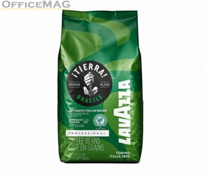 Кафе Lavazza iTierra! Brasile Intense, на зърна, 1 kg