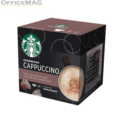 Кафе капсула Starbucks Cappuccino 12 бр., съвместими с Dolce Gusto