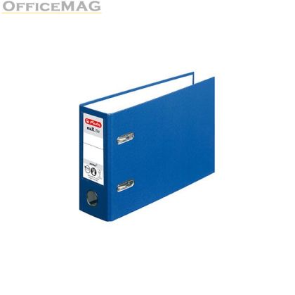 Класьор Herlitz Max File Банков, PP, A5 8 cm Син