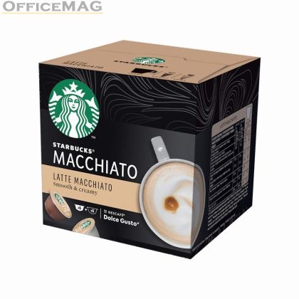 Кафе капсула Starbucks Latte Macchiato 12 бр., съвместими с Dolce Gusto