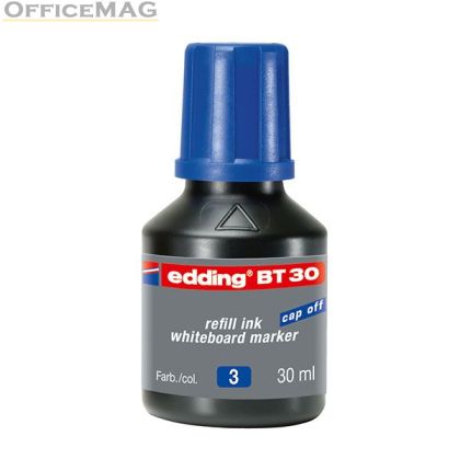 Мастило Edding BT-30 За маркери за бяла дъска, 30 ml Синьо