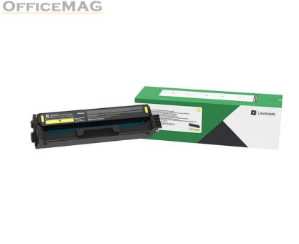 Консуматив Lexmark C3220Y0 C/MC3224, 3326, 3426 Yellow Return Programme 1.5K Print Cartridge