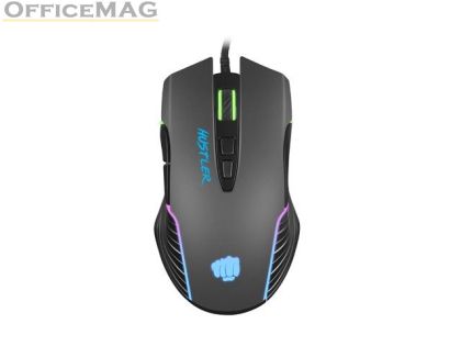 Мишка Fury Gaming Mouse Hustler 6400DPI Optical With Software RGB Backlight