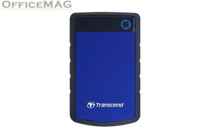 Твърд диск Transcend 1TB StoreJet 2.5" H3B, Portable HDD, USB 3.1