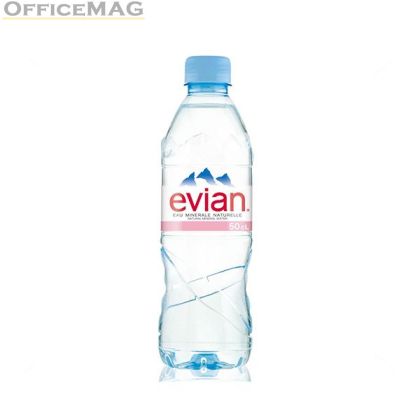 Вода Evian Минерална 0.5 l, 24 броя в стек