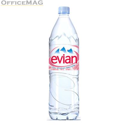 Вода Evian Минерална 1.5 l, 12 броя в стек