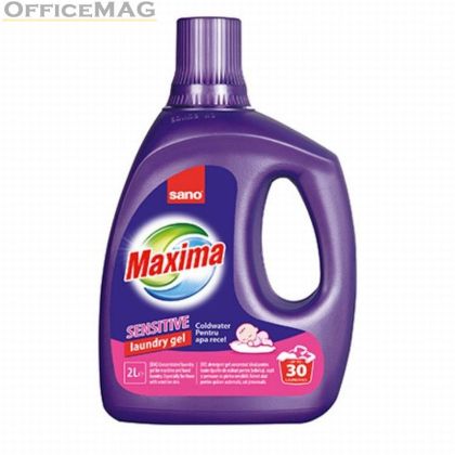 Концентриран гел за пране Sano Maxima Laundry Gel 2 л, Sensitive