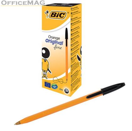 Химикалка Bic Orange Fine 0.3 mm Черна