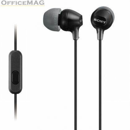 Слушалки Sony Headset MDR-EX15AP Черни