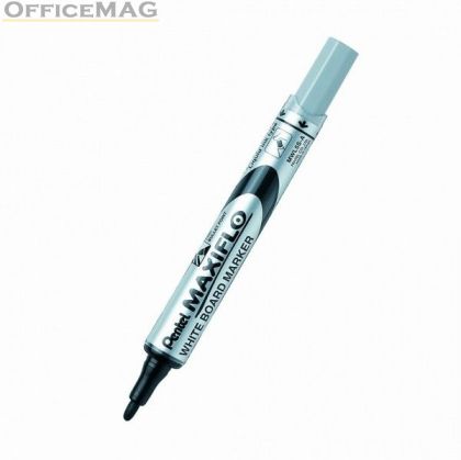 Маркер бяла дъска Pentel Maxiflo Объл Черен 4.0 mm