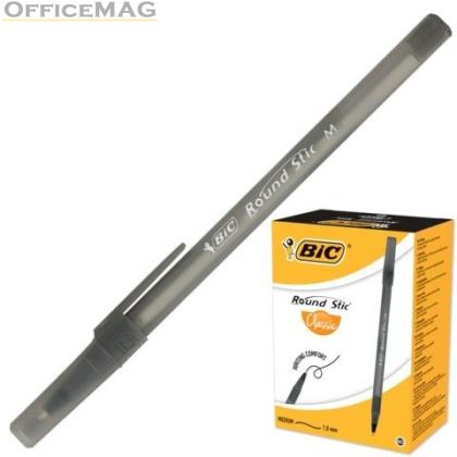 Химикалка Bic Round Stic 0.4 mm Черна