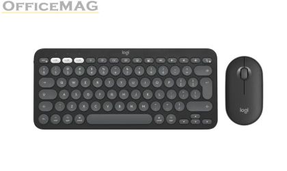 Комплект Logitech Pebble 2 Combo for Mac - TONAL GRAPHITE - US INT'L - BT - N/A - INTNL-973 - MAC