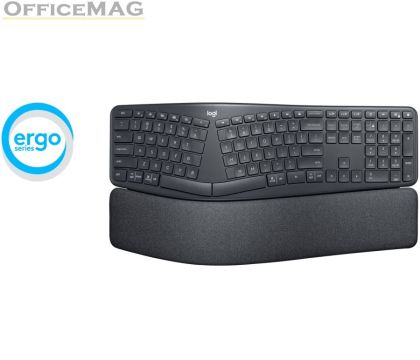 Клавиатура Logitech Wireless Keyboard ERGO K860, US INTL, Central, Graphite