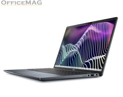 Лаптоп Dell Latitude 7340, Intel Core i5-1345U vPro (12 MB cache, 10 cores, up to 4.70 GHz Turbo), 13.3" FHD+ (1920x1200) AG 250nits, 16 GB, LPDDR5, 4800 MT/s, integrated, 512 GB SSD PCIe M.2, Intel Iris Xe Graphics, FHD IR Cam and Mic, WiFi 6E, FPR, Back