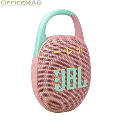 Тонколони JBL CLIP 5 PINK Ultra-portable and waterproof Speaker