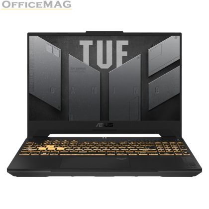 Лаптоп Asus TUF F15 FX507ZC4-HN009,Intel i5-12500H  2.5 GHz (18M Cache, up to 4.5 GHz, )144Hz, 16GB DDR4 3200MHz (2x8 GB),  512GB PCIe 3,RTX 3050 4GB GDDR6, Wi-Fi 6(802.11ax), Backlit Chiclet Keyboard 1-Zone RGB, no OS, Mecha Grey