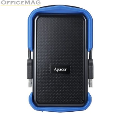 Твърд диск Apacer AC631, 2TB 2.5" SATA HDD USB 3.2 Military-Grade Shockproof Portable Hard Drive