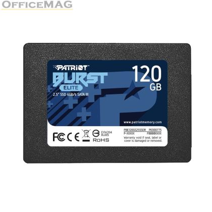 Твърд диск Patriot Burst Elite 120GB SATA3 2.5