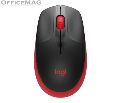 Мишка Logitech M190 Full-size wireless mouse - RED - 2.4GHZ - N/A - EMEA - M190